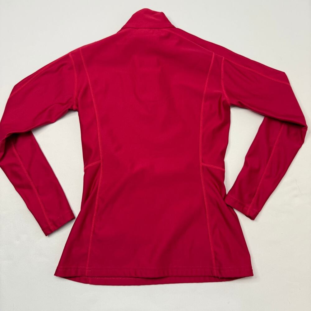 Rossignol Womens 1/4 Zip Pullover Athletic Shirt Size Small Pink - Picture 10 of 10